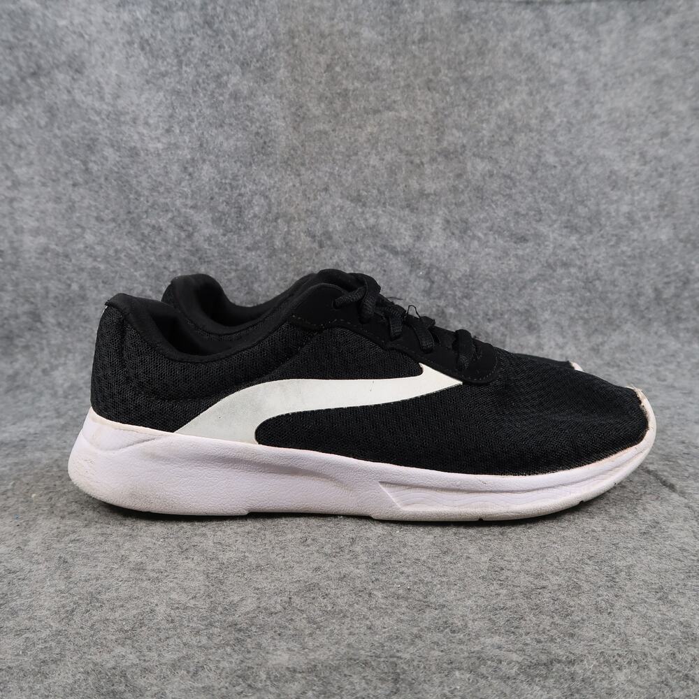 Athletic Works Shoes Boys 5 Sneakers Trainers Casual Black White Run Walk Sport